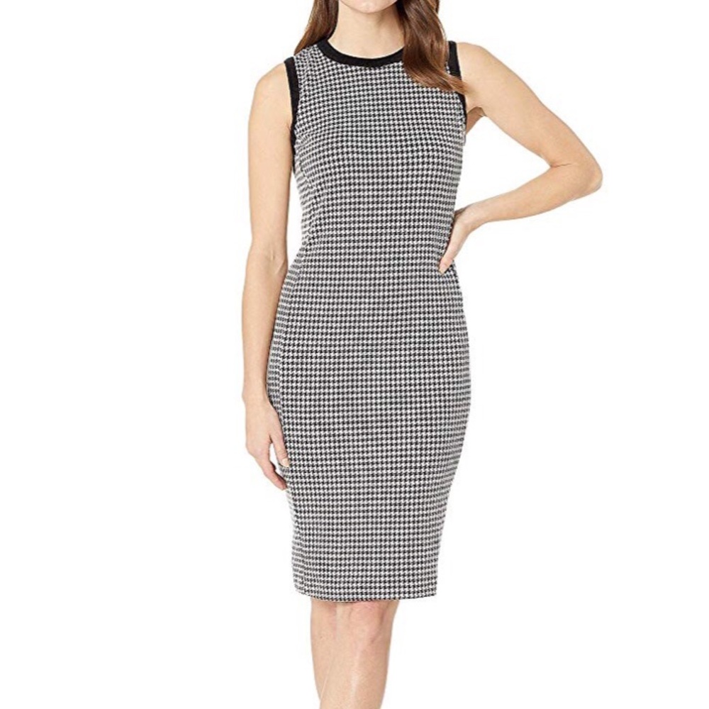 Houndstooth Dress Lauren Ralph Lauren Sleeveless